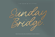 Sunday Bridge - Monoline Handwritten, a Script Font by Letterative Studio (Thumbnail 1 of 7)