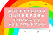 Kawaii Emotions Vector Alphabet, a Graphic by Pro_Vector (Thumbnail 2 of 2)