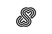 Love Heart People Care Line Art Logo, a Branding & Logo Template by Buqancreative (Thumbnail 3 of 5)