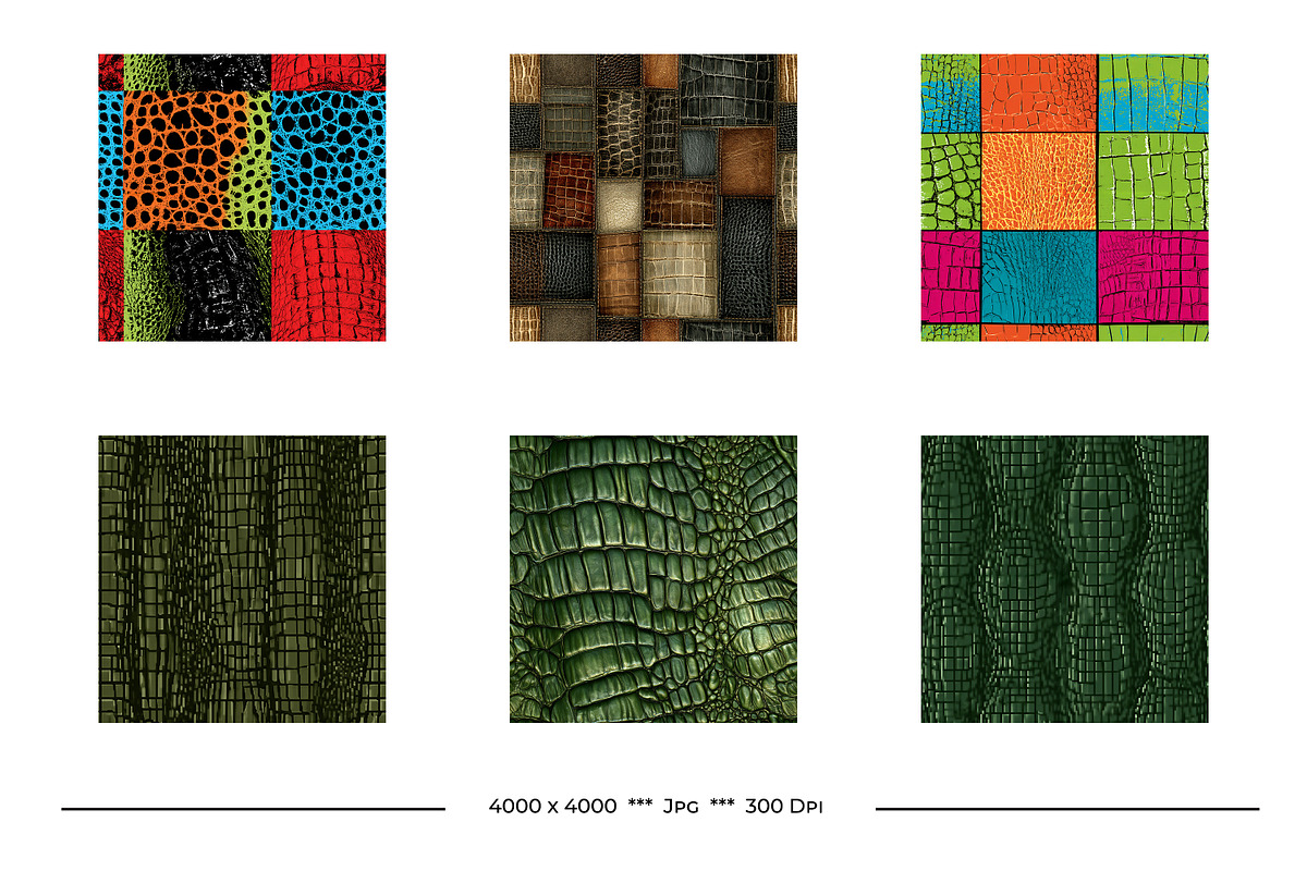 Crocodile or Alligator Skin Patterns, a Pattern Graphic by karenfoleyphoto (Photo 7 of 9)