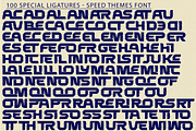 Speed Themes Font, a Sans Serif Font by 177Studio (Thumbnail 7 of 8)