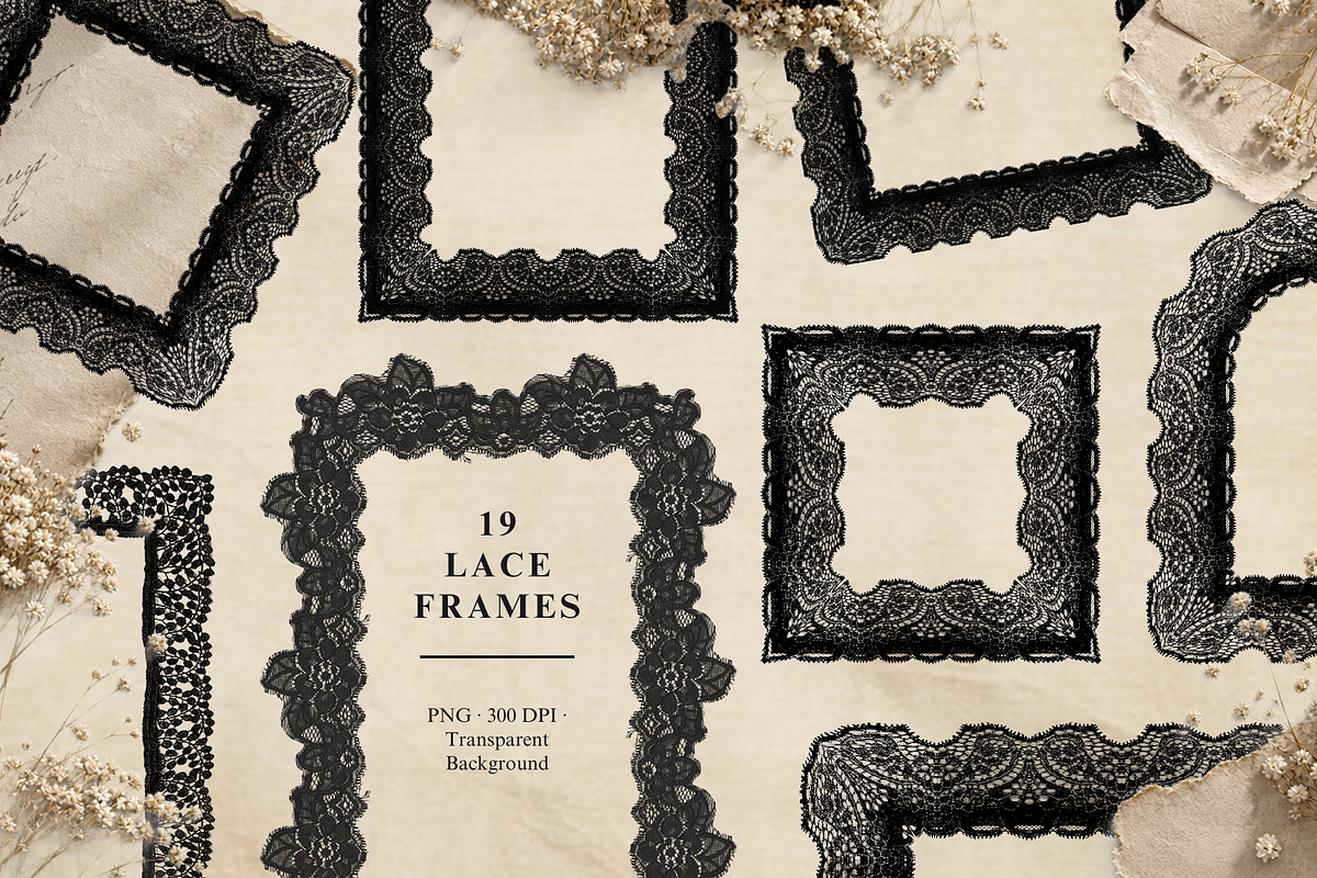 Dark Academia Coquette Lace Bundle, an Object Graphic by Red Ink (Photo 5 of 8)
