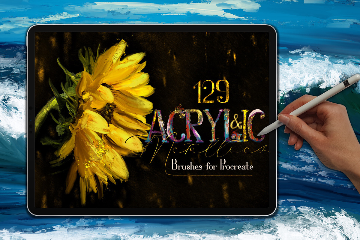 Acrylic & Metallics Brush Set, a Brush Add-On by OlgaRom (Photo 1 of 12)