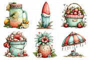 Whimsical Summer Clipart, an Illustration by Daily.Designs (Thumbnail 4 of 6)