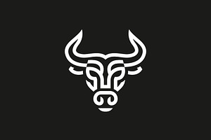 Abstract Bull Head Logo., a Branding & Logo Template by lettett