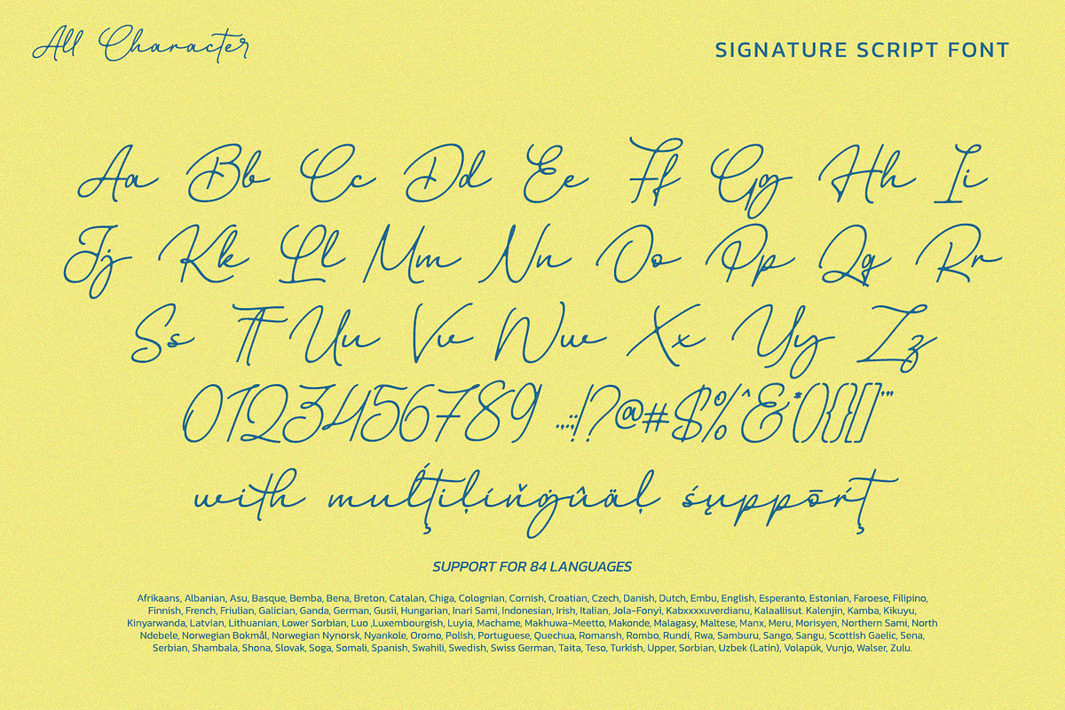 Billstone Signature, a Script Font by din-studio.com (Photo 9 of 10)