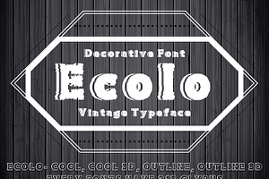 Ecolo Family Font