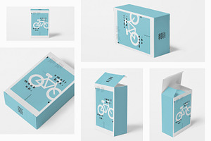 Small Cardboard Box Mockups