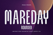 Mareday Rounded, a Sans Serif Font by Craft Supply Co. (Thumbnail 1 of 8)