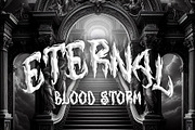 Rungkad Gothic Metal Font, a Blackletter Font by dansdesign (Thumbnail 11 of 12)