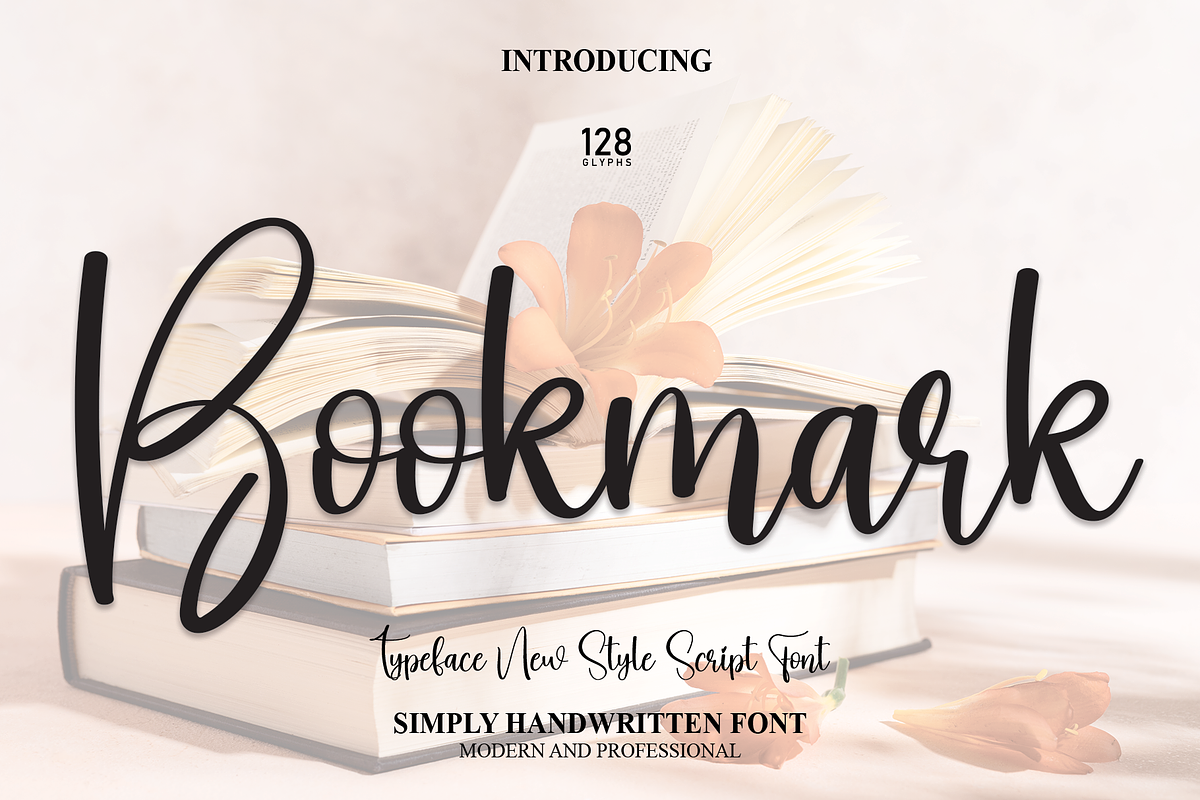 Bookmark | Script Font, a Script Font by Scratchones (Photo 1 of 7)