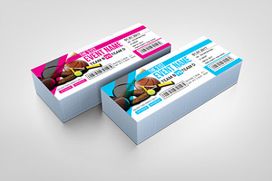 Professional Event Ticket Template, a Card Template by BrandlyTemplate