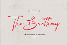 The Baethmy | Handwritten Script
