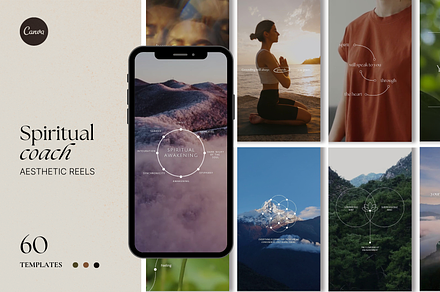 Spiritual Coach Canva Reel Bundle
