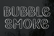 Bubble Smoke, a Script Font by InermediaSTUDIO (Thumbnail 1 of 8)