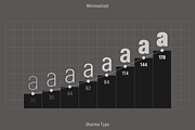 Minimalized, a Sans Serif Font by Dharma Type (Thumbnail 6 of 10)