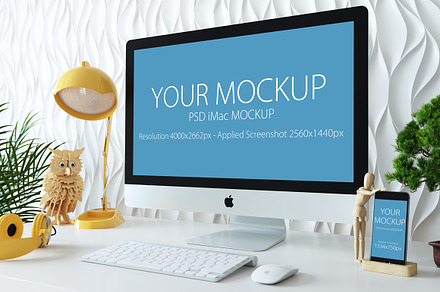 BUNDLE Apple devices mockups, an iPhone Mockup by Yuri-U