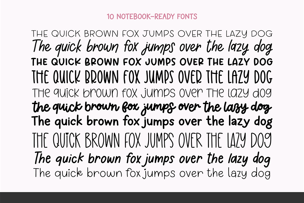 MEGA HANDWRITING Font Bundle V1, a Handwritten Font by Blush Font Co. (Photo 7 of 7)