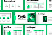 Annual Report Presentation, a Presentation Template by ContestDesign (Thumbnail 1 of 7)