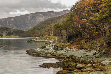 Zarategui cove, ushuaia, argentina, a Photo by DanFLCreativo