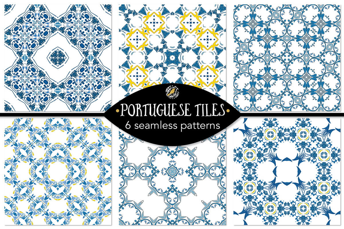 Set 72 - 6 Seamless Patterns, a Pattern Graphic by Little Bird (Photo 1 of 6)