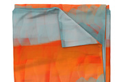 Faded bright orange watercolor, a Pattern Graphic by Nocito Design (Thumbnail 4 of 4)