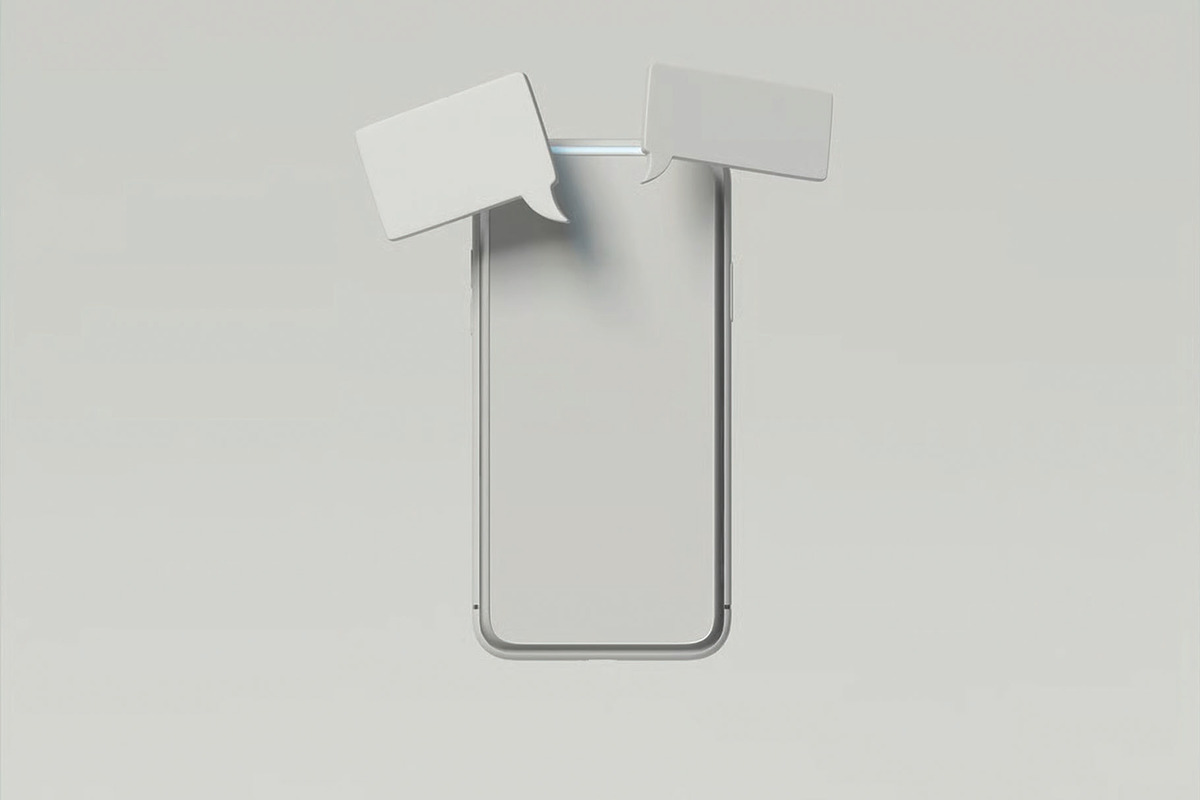 Screen Mockup with Bubble Chat, an Android Mockup by skybluecreative (Photo 3 of 3)