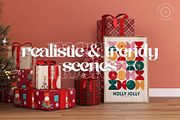 Christmas frame mockup bundle —MERRY, a Product Mockup by SoleilHomeMockups (Thumbnail 6 of 12)