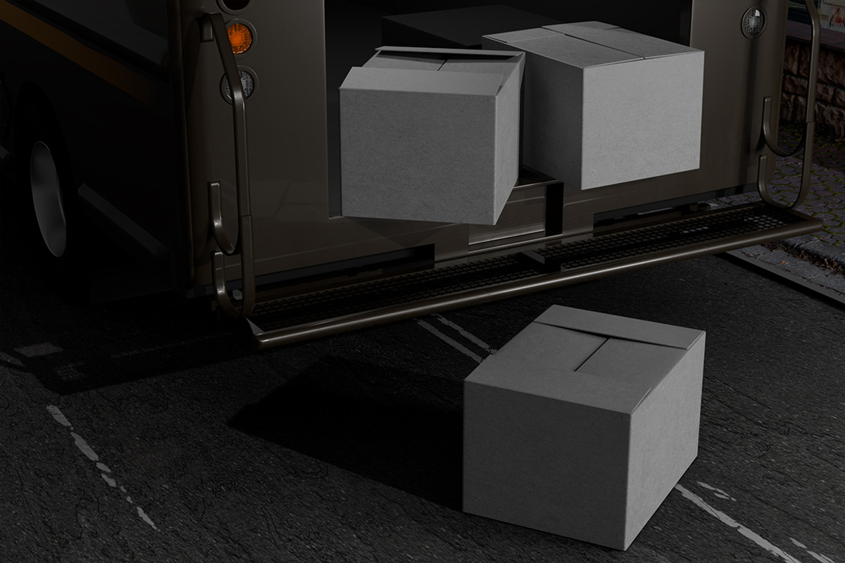 Shipping Cardboard Box Mockup, a Product Mockup by Mockupnine (Photo 2 of 7)