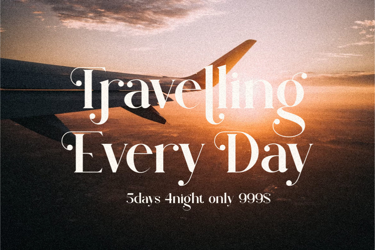Rallinsah Serif Font, a Serif Font by Typegoals Studio (Photo 5 of 9)