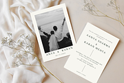 Elegant Minimalist Wedding Invitatio, a Templates & Theme by Elegant_Studio44 (Thumbnail 1 of 4)