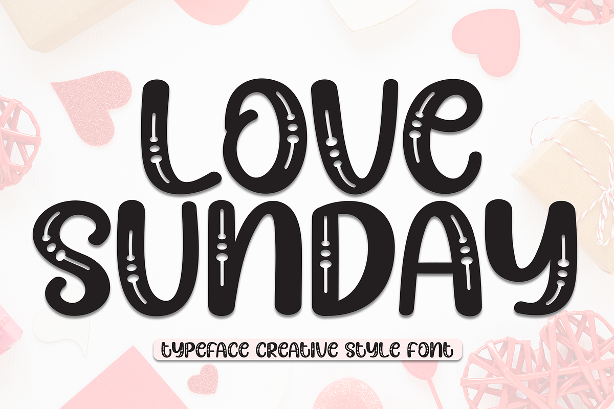 Love Sunday | Script Font, a Script Font by Scratchones (Photo 1 of 8)