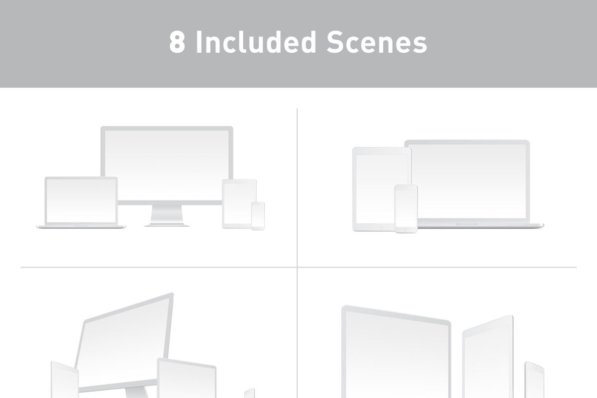 Milk - White Responsive Mockups, a Mockup by Rex Rainey (Photo 3 of 3)