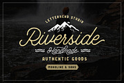 Riverside Font Duo, a Script Font by Letterhend Studio (Thumbnail 1 of 9)