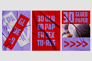 Glued Paper Textures, a Texture Graphic by Gravito (Thumbnail 2 of 5)