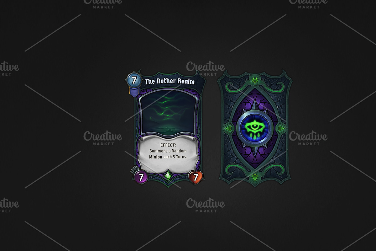 Elemental Card - Shadow, an Object Graphic by Kodiak Graphics (Photo 2 of 3)
