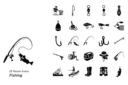 Fishing Vector Icons