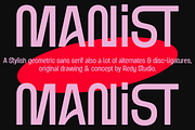 Manist - Geometric Sans Serif, a Sans Serif Font by RedyStudio (Thumbnail 1 of 12)