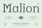 CS Malion – Classic Font, a Serif Font by Craft Supply Co. (Thumbnail 1 of 8)