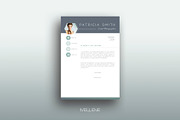 Resume / CV template - Patricia, a Resume Template by Mellene Templates (Thumbnail 2 of 3)