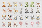 Soft Pastel Baby Animals Art, a Decorative Illustration by Housui Patterns (Thumbnail 15 of 19)