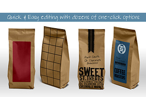 Coffee Pouch, Tea Pack, Paper Bag