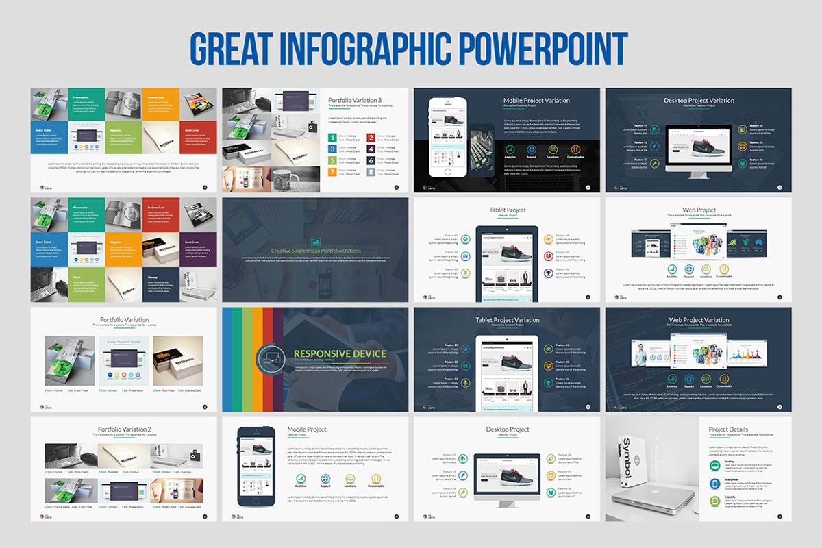 Infographic PowerPoint Presentation, a Presentation Template by ContestDesign (Photo 3 of 16)