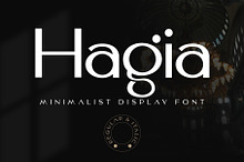 Hagia – Elegant Minimalist Font