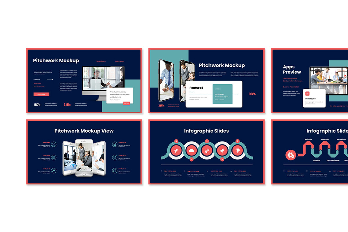 Pitchwork Business Presentation, a Presentation Template by Analogous Temp (Photo 4 of 5)