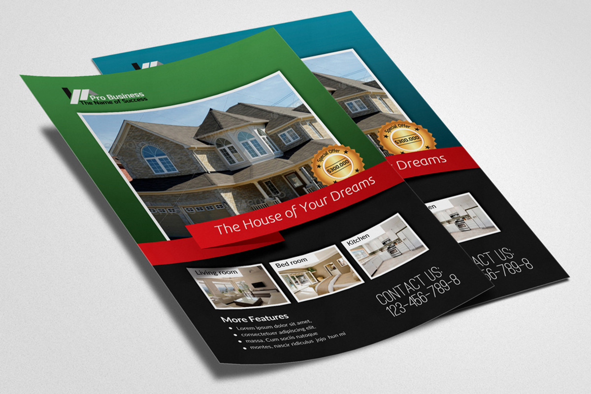 Real Estate Agency PSD Flyer, a Flyer Template by Business Flyers (Photo 3 of 4)