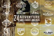 Adventure Badges, a Branding & Logo Template by shazi (Thumbnail 1 of 9)
