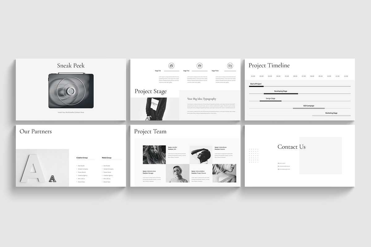 Project Proposal Presentation Layout, a Presentation Template by ...