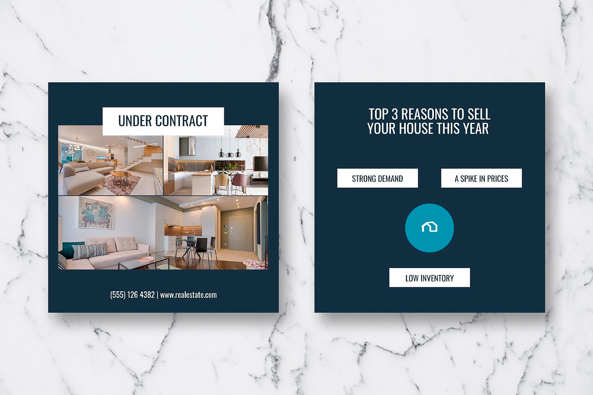 Real Estate Instagram Template Canva, a Social Media Template by Design District (Photo 27 of 39)