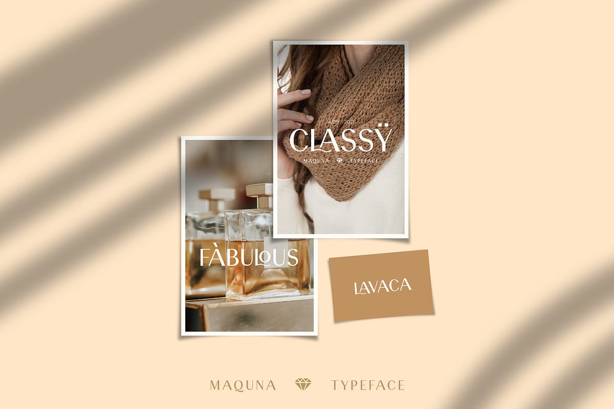 Maquna - Stylish Sans Serif Typeface, a Sans Serif Font by CCS Type (Photo 6 of 18)